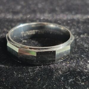 Tungsten Men's Size 8 Ring Jewelry